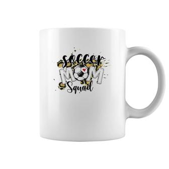 Soccer Mom Squad Mother's Day Leopard Coffee Mug | Mazezy DE