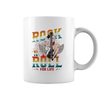 Sock Hop Costume Rock 'N' Roll For Life Greaser Babe And Men Coffee Mug | Mazezy