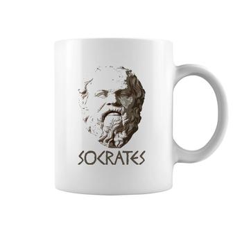 Socrates Greek Philosophy Philosopher Greece Tee Coffee Mug | Mazezy