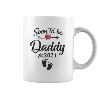 Soon To Be Daddy 2021 Father's Day First Time Dad Pregnancy Coffee Mug | Mazezy