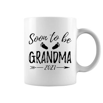 Soon To Be Grandma Est 2021 Announcement Coffee Mug | Mazezy