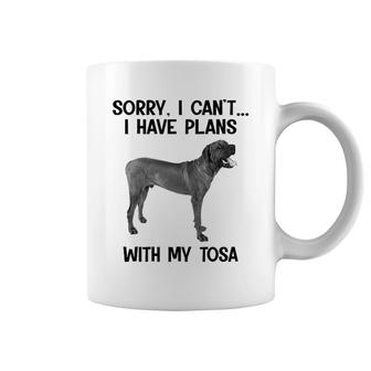 Sorry I Cant I Have Plans With My Tosa Coffee Mug | Mazezy