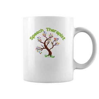 Speech Therapist Slp Therapy Special Needs Hands Tree Coffee Mug | Mazezy