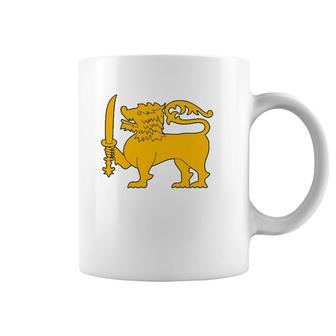 Sri Lanka Lion Flag Sinha Flag Coffee Mug | Mazezy DE