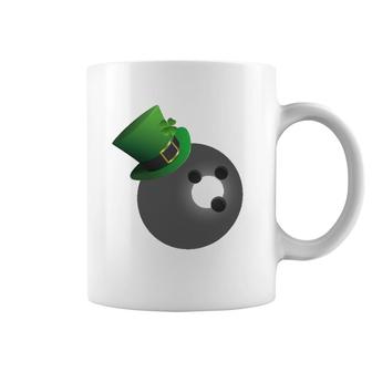 St Patrick's Day Bowling Ball Leprechaun Hat Coffee Mug | Mazezy