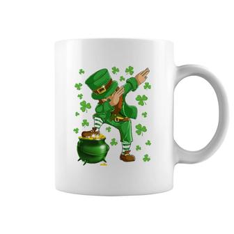 St Patrick's Day Dabbing Leprechaun Boys Kids Men Gifts Dab Coffee Mug | Mazezy