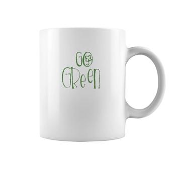 St Patrick's Day Lucky Shamrock Go Green Clover Coffee Mug | Mazezy