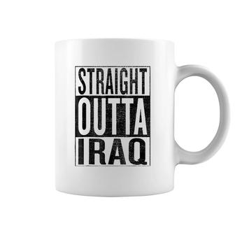 Straight Outta Iraq Great Travel & Gift Idea Coffee Mug | Mazezy