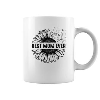 Sunlower Best Mom Ever Gift Coffee Mug | Mazezy