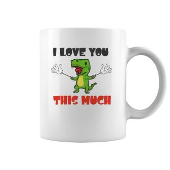 T Rex Cute Valentine's Day Dinosaur Awesome Cute Cool Coffee Mug | Mazezy