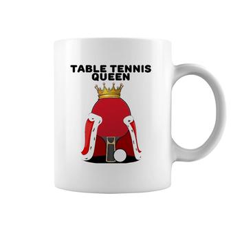 Table Tennis Queen Womens Ping Pong Girls Table Tennis Coffee Mug | Mazezy