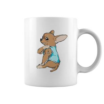 Tattoo Chihuahua Mom I Love Mom Coffee Mug | Mazezy