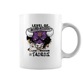 Taurus Bull Level Of Wildness Coffee Mug | Mazezy