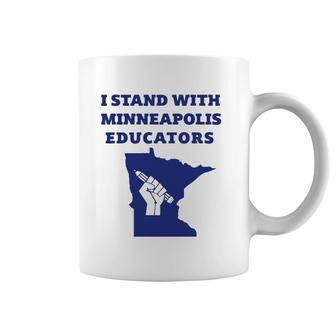 Teacher Walkout I Support Minneapolis Educators 2022 Strike Coffee Mug | Mazezy