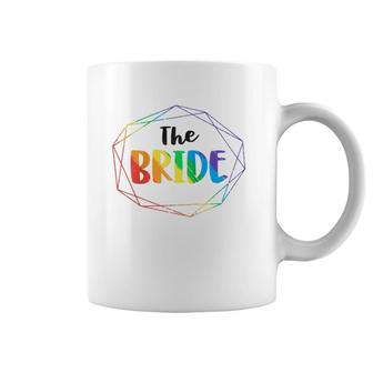 The Bride Gay Lesbian Bachelorette Party Diamond Wedding Coffee Mug | Mazezy AU