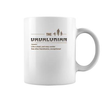 The Dadalorian Gift For Best Dad And Mother Coffee Mug | Mazezy