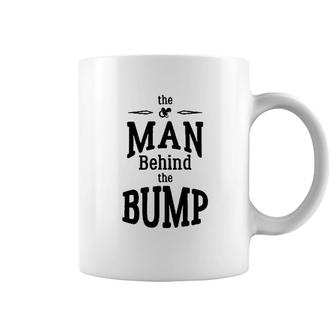 The Man Behind The Bump Gift For Dad Coffee Mug | Mazezy
