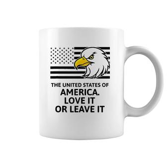 The United States Of America Love It Or Leave It Coffee Mug | Mazezy