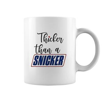 Thicker Than A Snicker Savage Bougie Ratchet Megan The Stallion Coffee Mug - Seseable