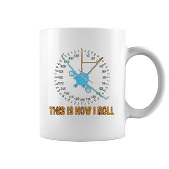 This Is How I Roll Airplane Pilot Coffee Mug | Mazezy