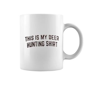 This Is My Deer Hunting Funny Hunter Blaze Orange Safety Clothes Coffee Mug - Thegiftio UK
