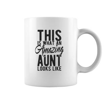This Is What An Amazing Aunt Looks Like Coffee Mug | Mazezy