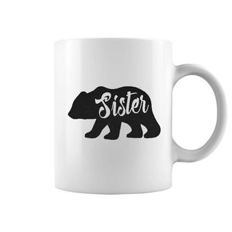 Toddler Sister Bear Cute Funny Family For Little Sister Coffee Mug - Thegiftio UK