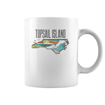 Topsail Island State Of North Carolina Outdoors Graphic Coffee Mug | Mazezy