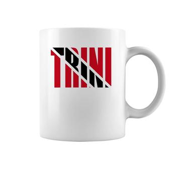 Trini Trinidad And Tobago Trinidadian Flag Coffee Mug | Mazezy