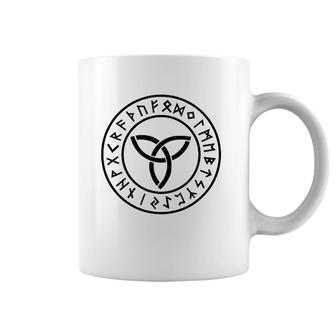 Triquetra Celtic Viking Symbol Wicca Norse Mythology Runes Coffee Mug | Mazezy