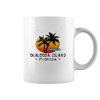 Tropical Okaloosa Island Florida Vacation Beach Gift Coffee Mug | Mazezy