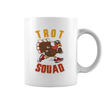 Trot Squad Thanksgiving Turkey Trot Costume Coffee Mug | Mazezy