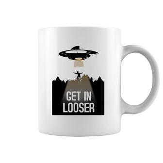 Ufo Abduction I Believe Get In Looser Coffee Mug | Mazezy