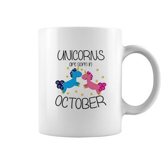 Unicorn Are Born In October Coffee Mug | Mazezy