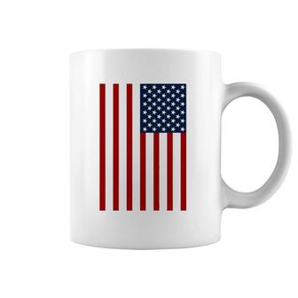 Usa American Patriotic Flag United States Red White And Blue Coffee Mug | Mazezy