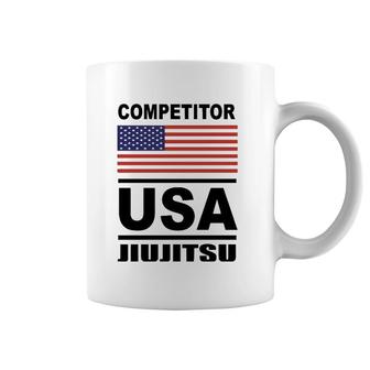 Usa Bjj Competitor Usa Jiu Jitsu Coffee Mug | Mazezy