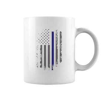 Usa Flag Police Coffee Mug | Mazezy