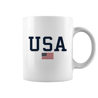 Usa Patriotic American Flag 4th Of July Coffee Mug | Mazezy