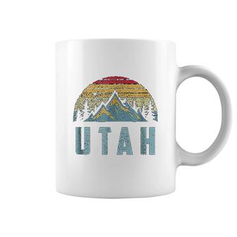 Utah Retro Vintage Mountains Hiking Nature Coffee Mug - Thegiftio