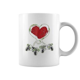 Video Game Heart Controller Coffee Mug | Mazezy