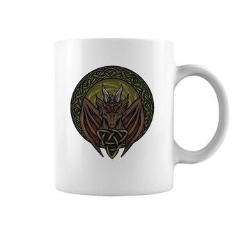 Viking Dungeon Norwegian Dragon Lover Celtic Dragon Coffee Mug | Mazezy