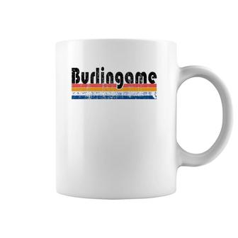 Vintage 80S Style Burlingame Ca Coffee Mug | Mazezy