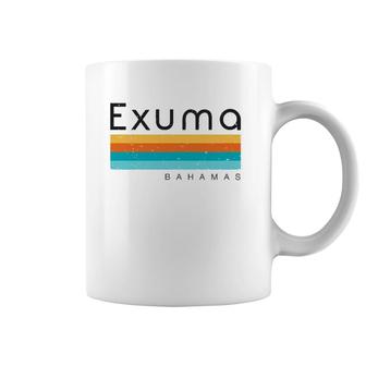 Vintage Exuma Bahamas Dominican Republic Retro Designshir Coffee Mug | Mazezy