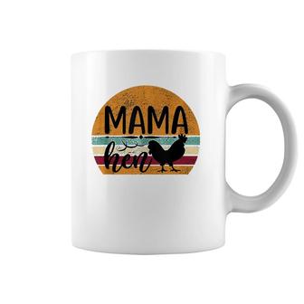 Vintage Farm Mama Hen Chicken Farming Farmer Coffee Mug | Mazezy