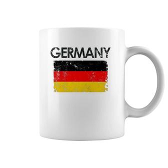 Vintage Germany German Flag Pride Gift Premium Coffee Mug | Mazezy