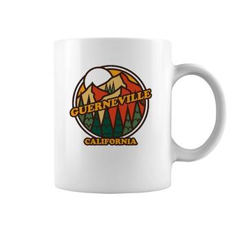 Vintage Guerneville, California Mountain Hiking Souvenir Pri Coffee Mug | Mazezy