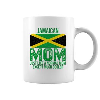 Vintage Jamaican Mom Jamaica Flag Design For Mother's Day Coffee Mug | Mazezy