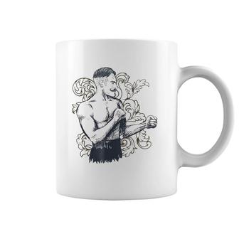 Vintage Old Style Hipster Bare Knuckle Boxer Fighter Coffee Mug | Mazezy