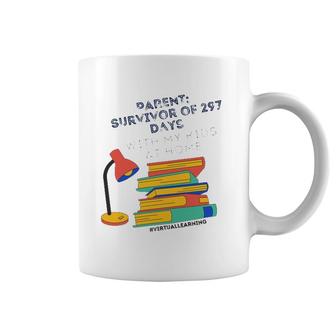 Virtual Teaching Parents Edition I Survived Learning Coffee Mug | Mazezy DE