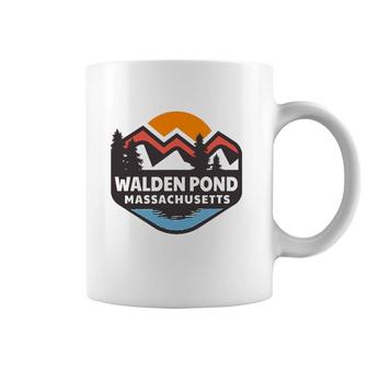 Walden Pond Massachusetts Mountains Sunset Coffee Mug | Mazezy